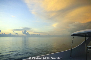 sunset aboard by Cipriano (ripli) Gonzalez 